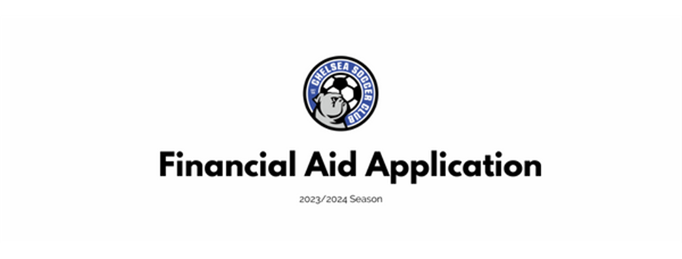 2023 Chelsea Soccer Club Financial Aid Application